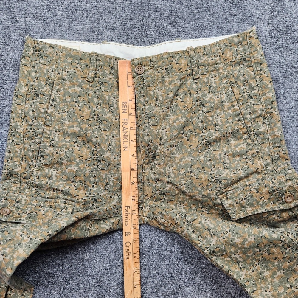 Levi Strauss & Co Pants Mens 33x32 Green Camo Cargo Straight Leg Casual Workwear - Picture 6 of 9